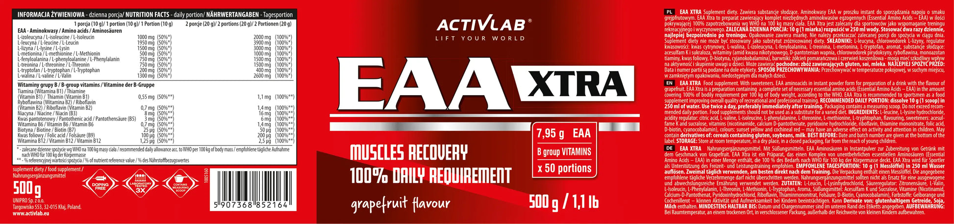 ActivLab EAA Xtra 500 g ActivLab