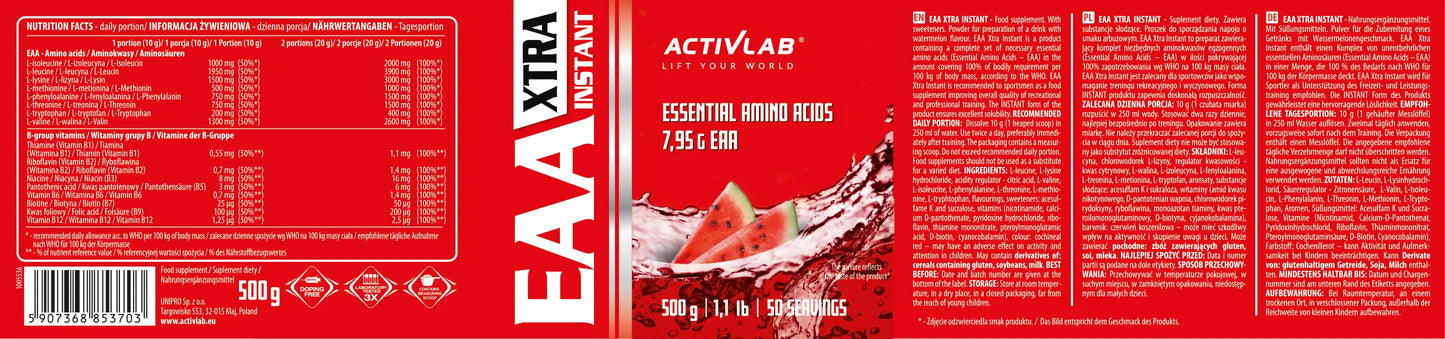 ActivLab EAA Xtra Instant 500 g ActivLab