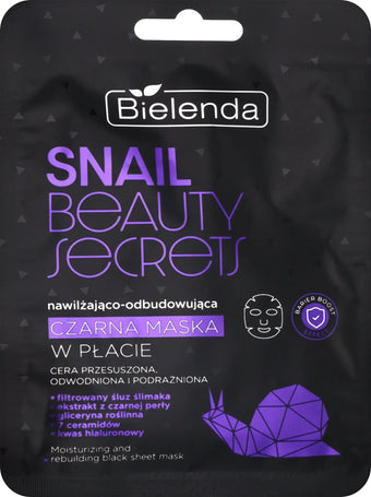 compare product BIELENDA Snail BS Black Sheet Mask – Hydrating  & Repairing