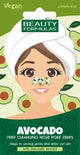 Beauty Formulas Nose Pore Strips Avocado – 6 pcs BEAUTY FORMULAS