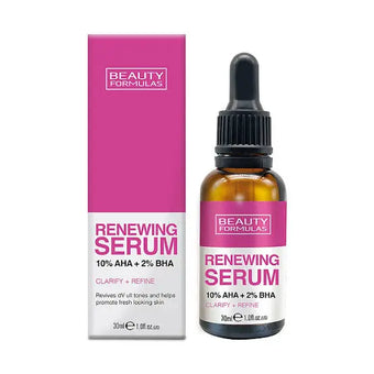 compare product Beauty Formulas Обновляющая сыворотка для лица 10% AHA + 2% BHA 30 ml
