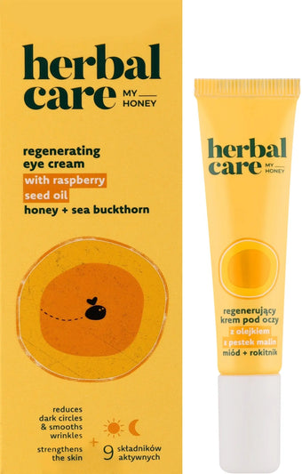 compare product HERBAL CARE My Honey Regenerating Eye Cream with Raspberry Seed Oil + Honey & Sea Buckthorn (Day & Night) 15 ml