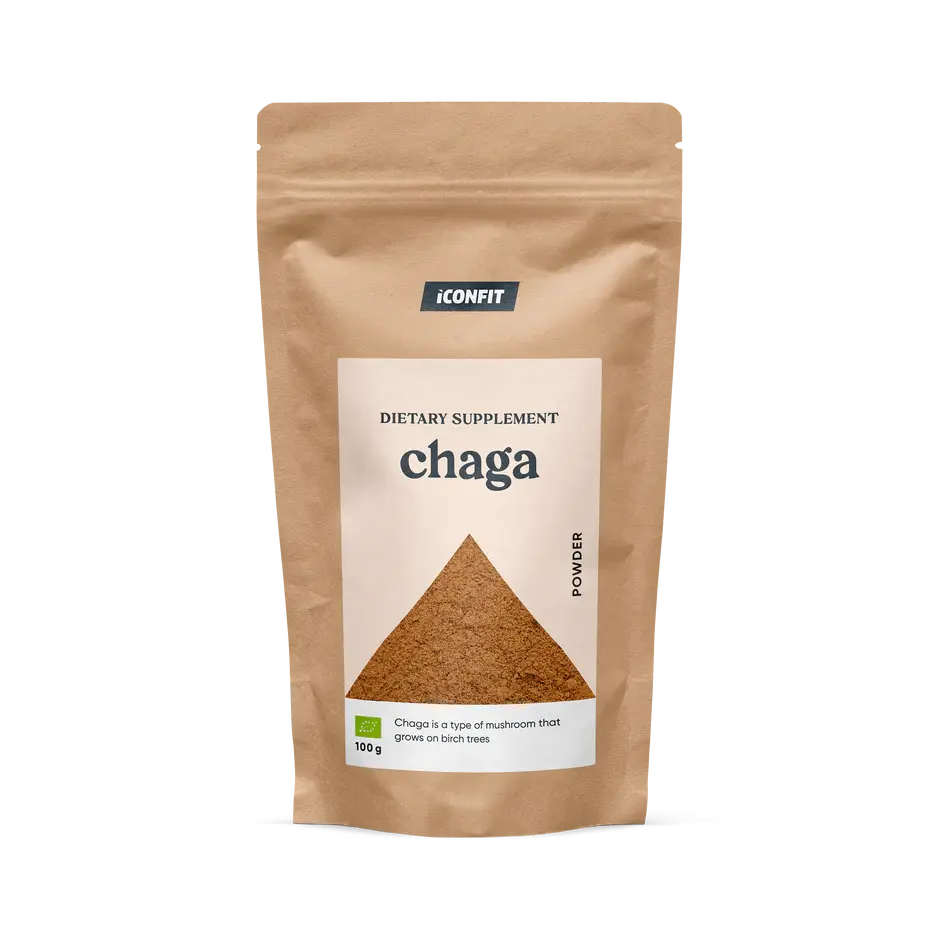 ICONFIT Superfoods Organic Chaga Powder 100g ICONFIT