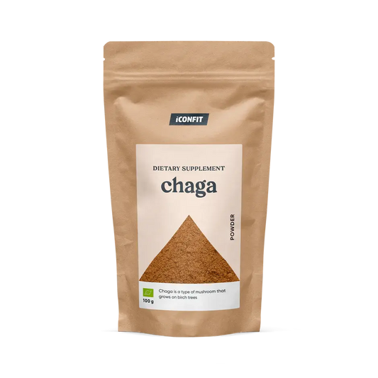 ICONFIT Superfoods Organic Chaga Powder 100g ICONFIT
