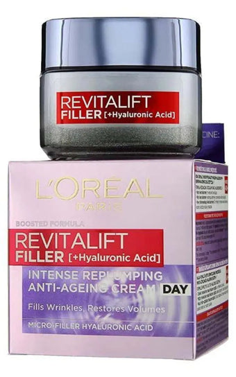 compare product LOREAL Revitalift Filler [HA] Intensively Filling Anti-age Cream for the day 50 ml