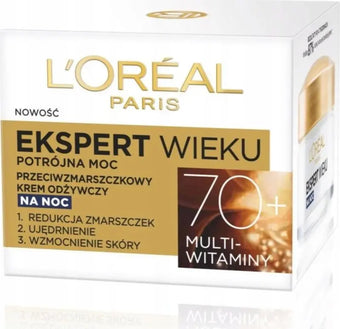 compare product L’Oréal Age Expert 70+ Anti-Wrinkle Nourishing Night Cream 50 ml