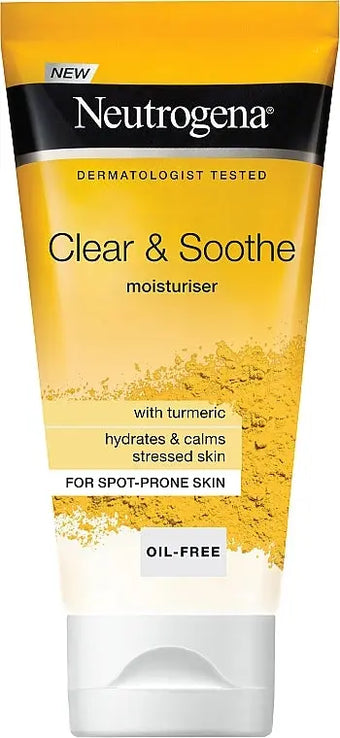 compare product NEUTROGENA Clear & Soothe Face Cream with Turmeric 75 ml
