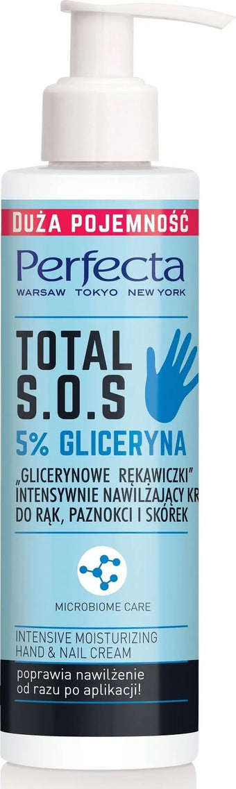 compare product PERFECTA Total SOS Intensively Moisturizing Hand Cream - Glycerin Gloves 195 ml