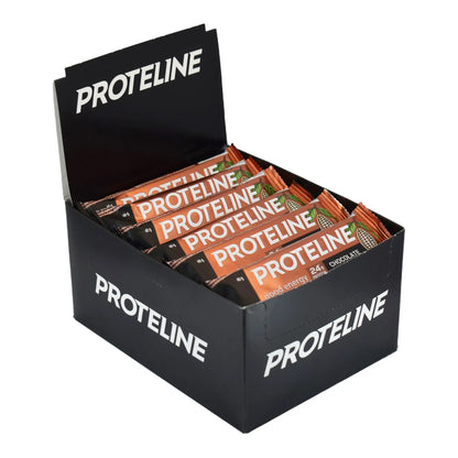 PROTELINE - Chocolate-flavored protein bar with confectionery glaze (40g) PROTELINE
