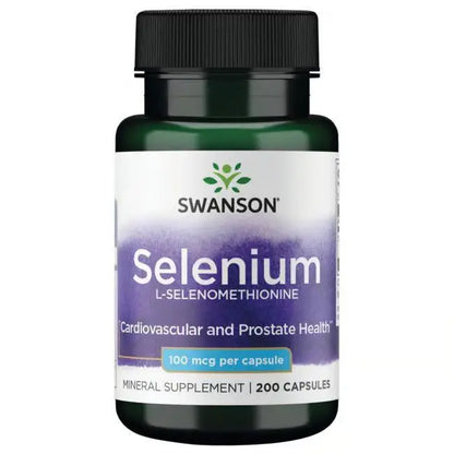 Swanson Selenium L-Selenomethionine - 200 capsules SWANSON