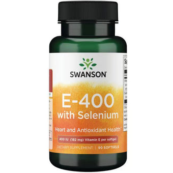 compare product Swanson Ultra vitamin E with Selenium 90 softgels