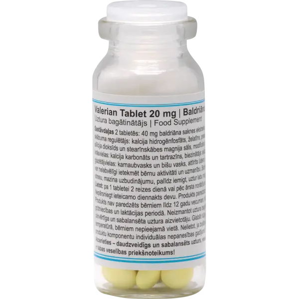Unifarma Herbals Valerian 20 mg 50 tab. Unifarma Herbals
