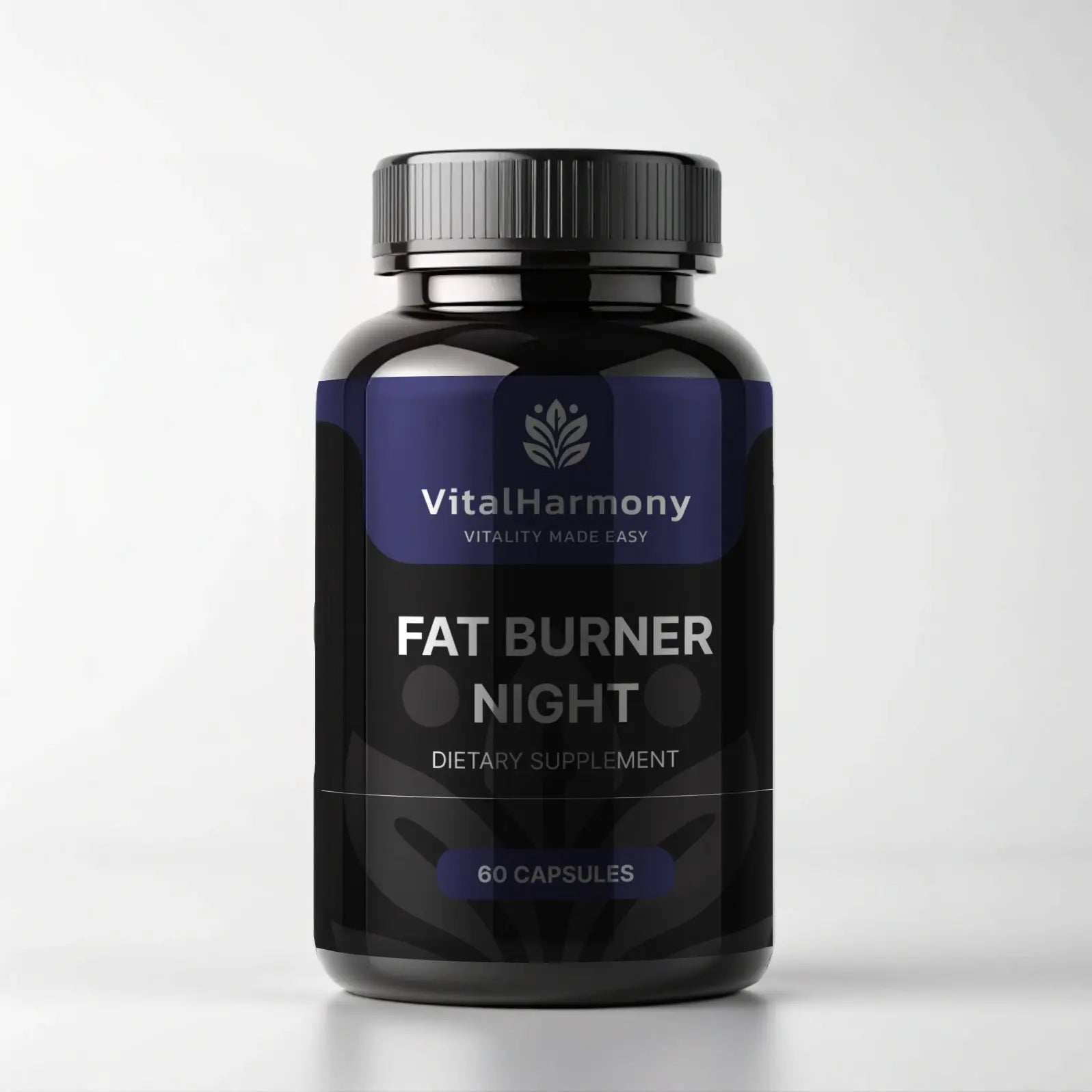 VitalHarmony Fat Burner Night with Magnesium Bisglycinate – 60 Capsules VitalHarmony